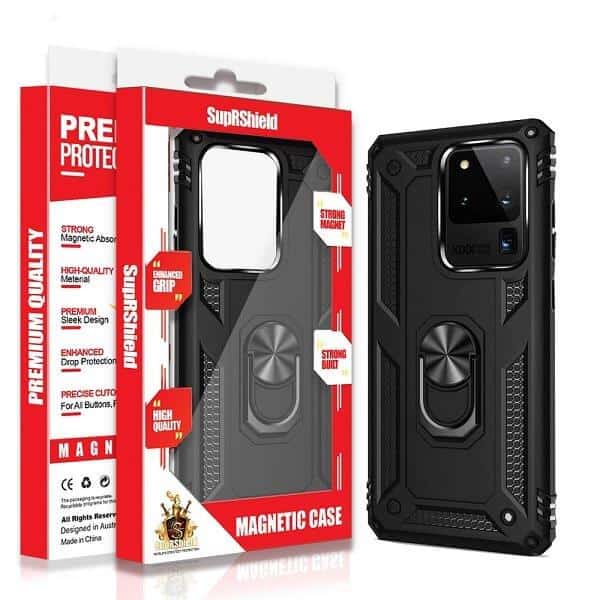 For Samsung Galaxy Magnetic Ring Rugged Shockproof Heavy Duty Protective Back Cover