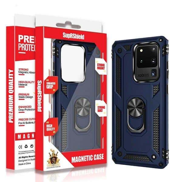 For Samsung Galaxy Magnetic Ring Rugged Shockproof Heavy Duty Protective Back Cover