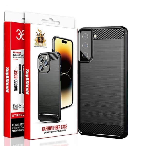 For Samsung Galaxy S Series Case Shockproof Heavy Duty Rugged Anti Knock Back Cover (Black)