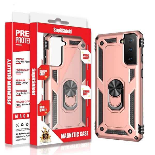 For Samsung Galaxy Magnetic Ring Rugged Shockproof Heavy Duty Protective Back Cover
