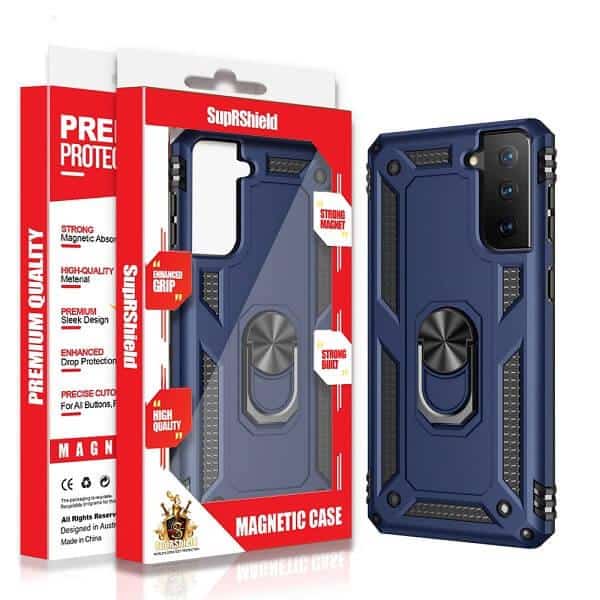 For Samsung Galaxy Magnetic Ring Rugged Shockproof Heavy Duty Protective Back Cover