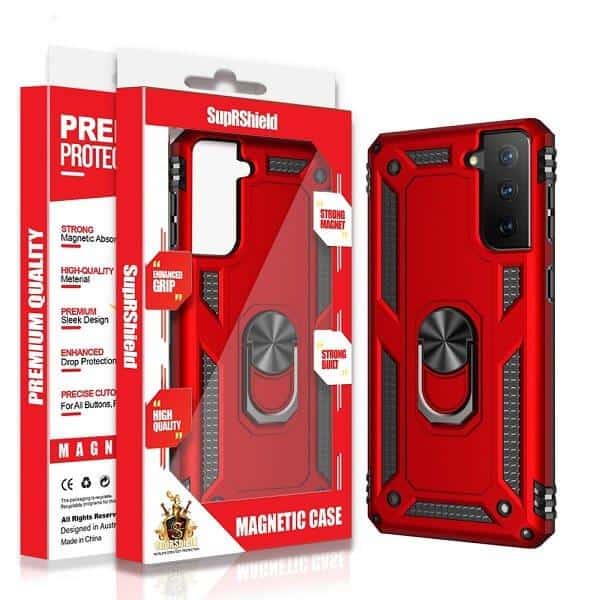 For Samsung Galaxy Magnetic Ring Rugged Shockproof Heavy Duty Protective Back Cover