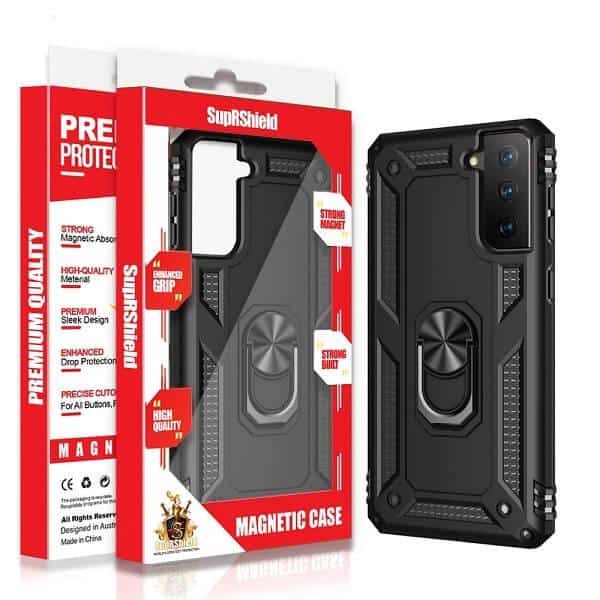 For Samsung Galaxy Magnetic Ring Rugged Shockproof Heavy Duty Protective Back Cover