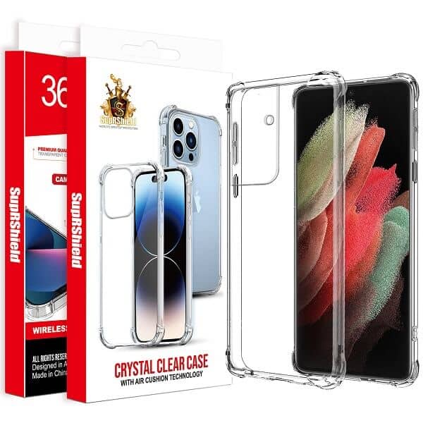 For Samsung Galaxy S Series Clear Case Shockproof Tough Gel Clear Transparent Air Cushion Cover