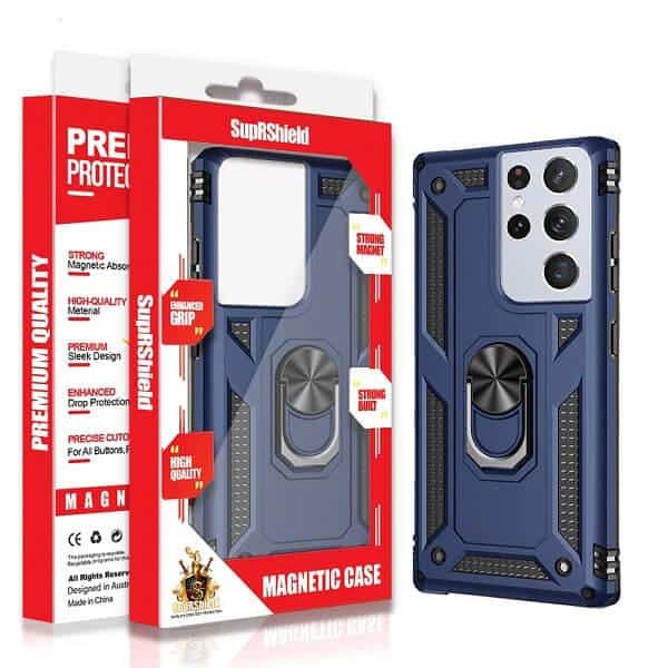 For Samsung Galaxy Magnetic Ring Rugged Shockproof Heavy Duty Protective Back Cover