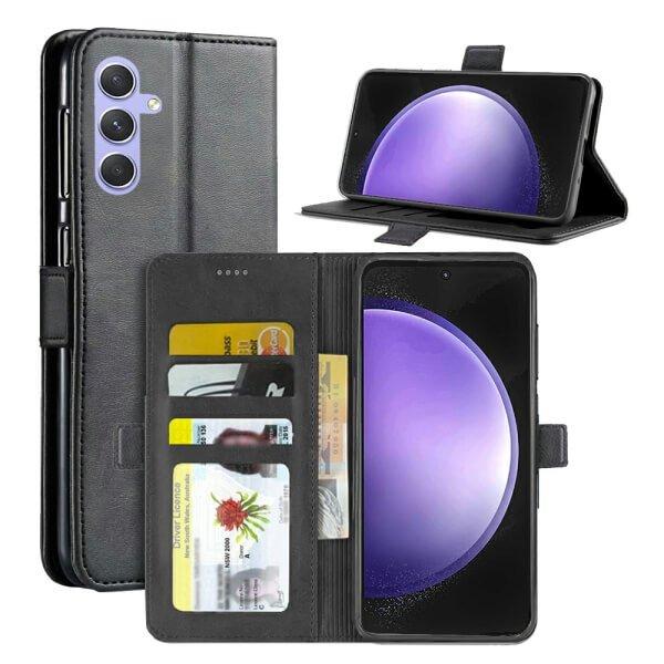 For Samsung Galaxy SupRShield Wallet Case Flip Leather Card Slots Magnetic Stand Cover
