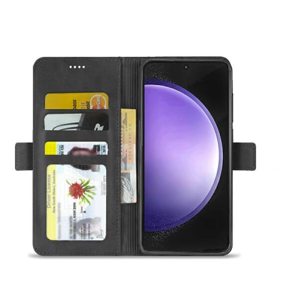 For Samsung Galaxy SupRShield Wallet Case Flip Leather Card Slots Magnetic Stand Cover
