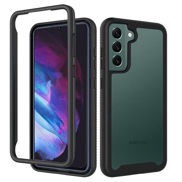 Samsung Galaxy S23 Military Grade Shockproof Clear Heavy Duty Case Bumper Drop Protection Tough Cover (Black)