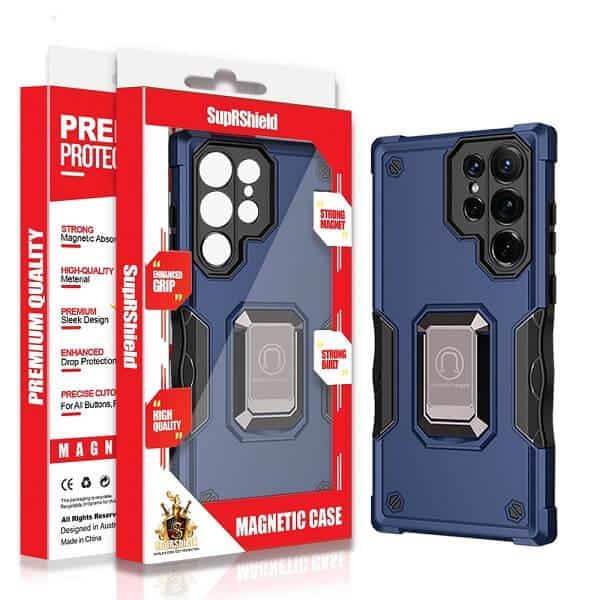 For Samsung Galaxy Magnetic Ring Rugged Shockproof Heavy Duty Protective Back Cover