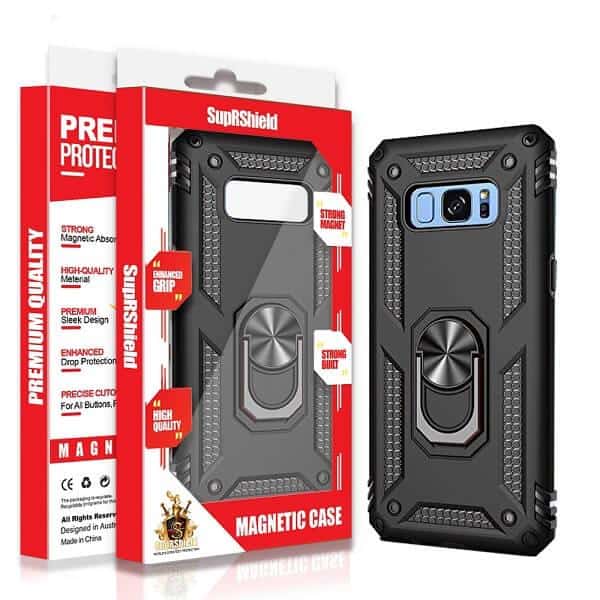 For Samsung Galaxy Magnetic Ring Rugged Shockproof Heavy Duty Protective Back Cover