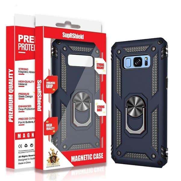 For Samsung Galaxy Magnetic Ring Rugged Shockproof Heavy Duty Protective Back Cover