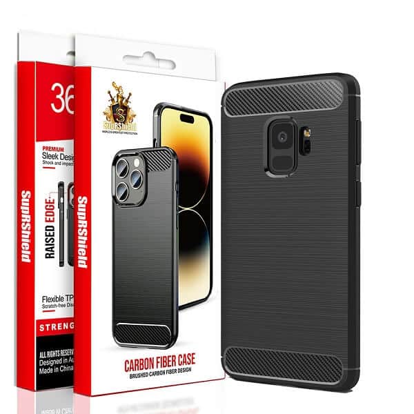 For Samsung Galaxy S Series Case Shockproof Heavy Duty Rugged Anti Knock Back Cover (Black)