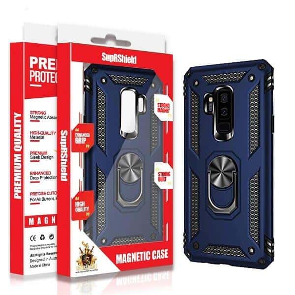 For Samsung Galaxy Magnetic Ring Rugged Shockproof Heavy Duty Protective Back Cover