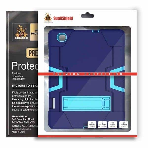 Apple iPad All Models Hybrid Fancy Shockproof Heavy Duty Kickstand Case Cover