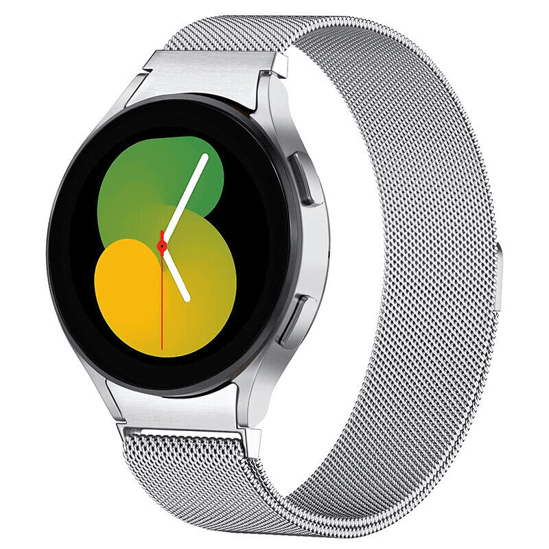 Samsung Galaxy Watch 7 FE 6 5 4 3 Pro Active 2 Gear S2 Stainless Steel Adjustable Milanese Strap