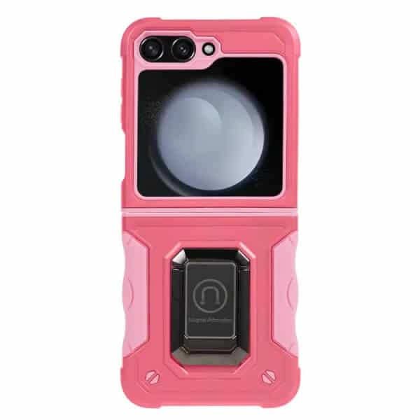 Samsung Galaxy Z Flip 5 5G Magnetic Ring Rugged Shockproof Case Heavy Duty Protective Back Cover