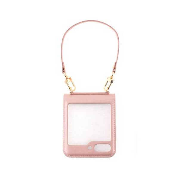 for Samsung Galaxy Z Flip Series Hanman PU Flip Leather Wallet Cover Case