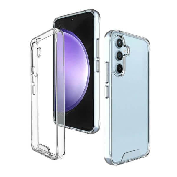 Space Clear Case For Samsung Galaxy Anti-Shock Clear Hard Transparent Shockproof Cover