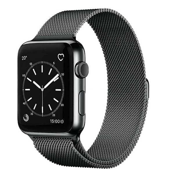 Apple Watch Series 10 /9/8 /7 /SE /6 /5 /4 /3 /2 /1 Ultra 2 Milanese Stainless Steel Loop Strap Replacement Wrist Band 38mm 40mm 41mm 42mm 44mm 45mm 46mm 49mm