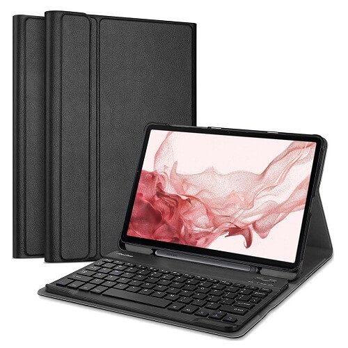Samsung Galaxy Tab S8 Plus Wireless Bluetooth Keyboard Case Cover