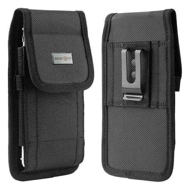 Vertical Cell Phone Holster Pouch Wallet Case With Belt Clip For Phone ( 4.5 inch to 6.9 inch)