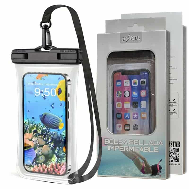 Universal Waterproof Water Proof Phone Bag Dry Pouch Underwater Case Cover for Up to 6.9 inch Mobile Phone
