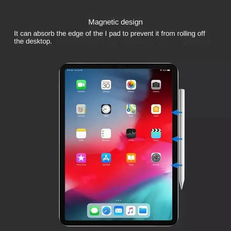 Universal JT18-P Active Stylus Touch Screen Pen Drawing Tablet Phone Mobile Smart Capacitive Digital Pencil For iPad/Samsung/Android/Tablet (White)