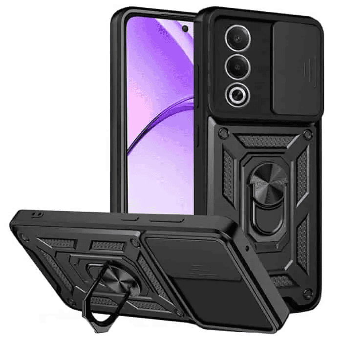 For Oppo Magnetic Ring Rugged Shockproof Case Heavy Duty Protective Back Cover