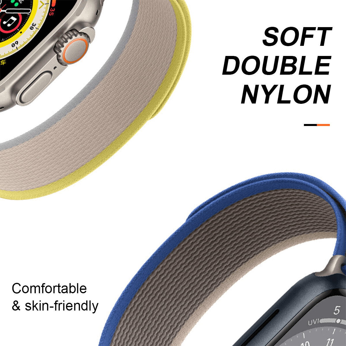 Trail Loop Wristband For Apple Watch Series 11 /10 /9 /8 /7 /SE /6 /5 /4 /3 /2 /1 Ultra 2 Strap Replacement Wrist Band 38mm 40mm 41mm 42mm 44mm 45mm 46mm 49mm