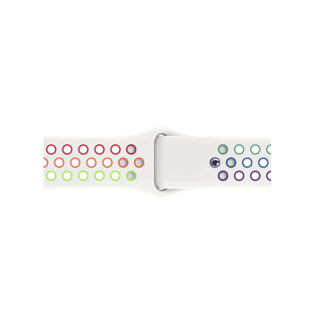 Nike Style For Samsung Galaxy Watch 7 FE 6 5 4 3 Pro Active 2 Gear S2 Silicone Wristband Adjustable Replacement Rubber Watch Band Kit