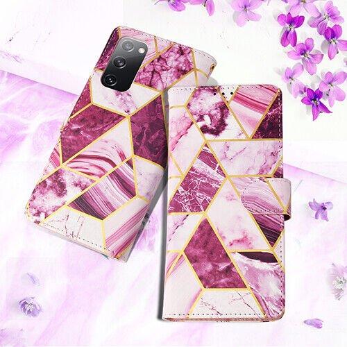 For Samsung Galaxy A Series Case Fashion Marble Painting Pattern Flip Wallet Case Leather Card Slots Stand Cover