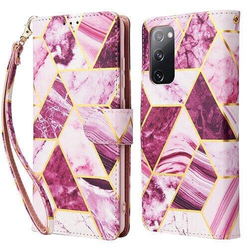 For Samsung Galaxy A Series Case Fashion Marble Painting Pattern Flip Wallet Case Leather Card Slots Stand Cover