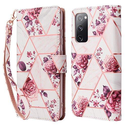 For Samsung Galaxy A Series Case Fashion Marble Painting Pattern Flip Wallet Case Leather Card Slots Stand Cover