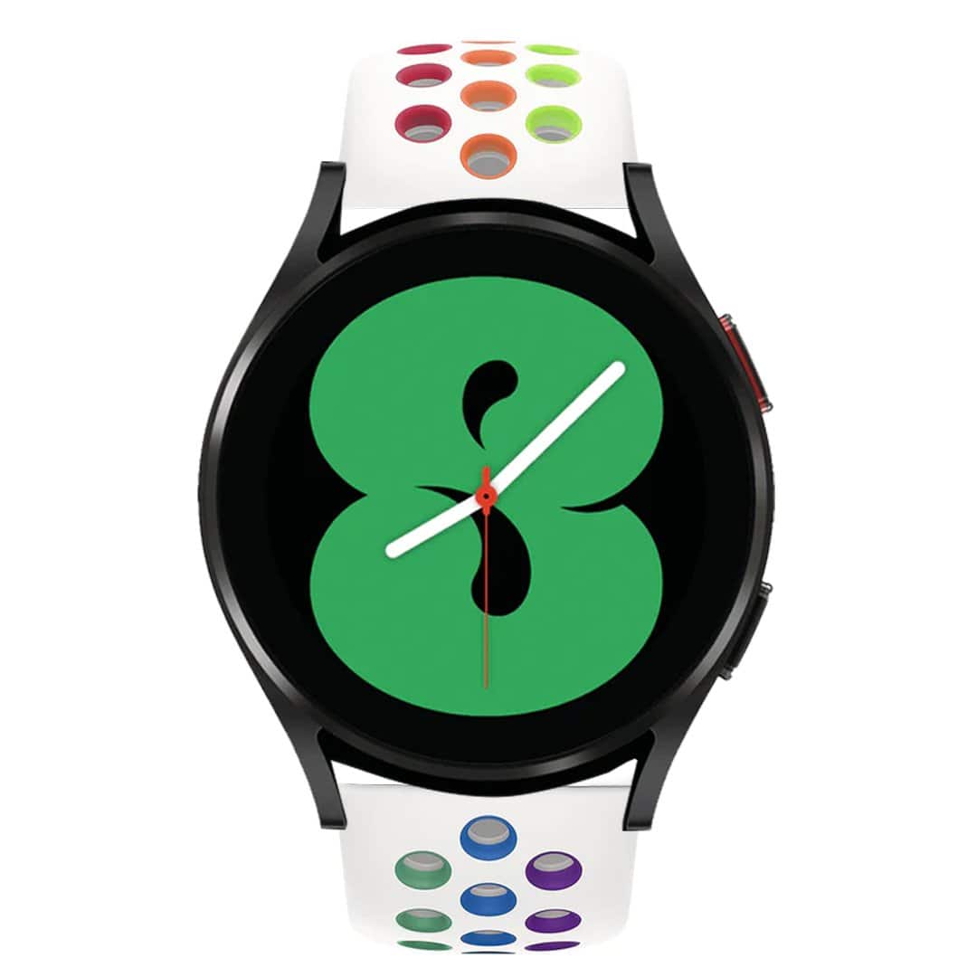 Nike Style For Samsung Galaxy Watch 7 FE 6 5 4 3 Pro Active 2 Gear S2 Silicone Wristband Adjustable Replacement Rubber Watch Band Kit