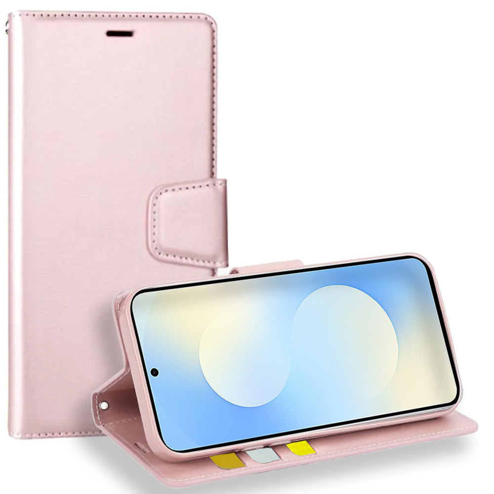 Hanman For Samsung Galaxy Wallet Leather Flip Case Cover