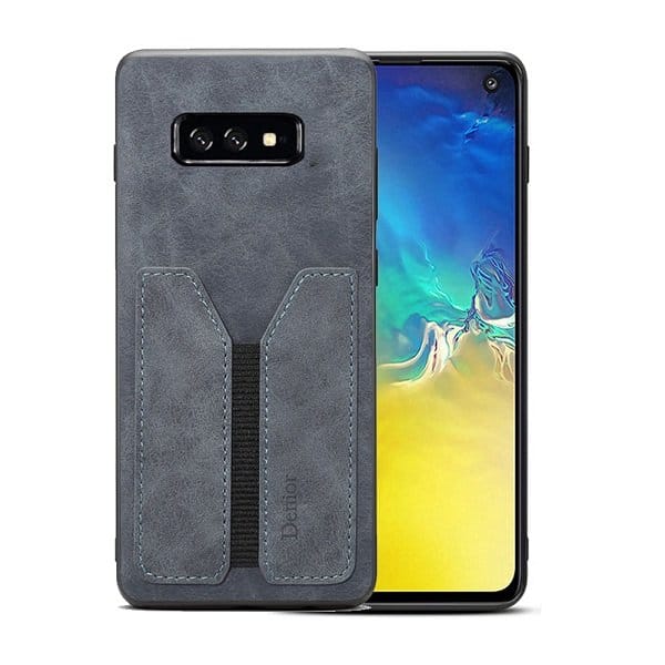 Grey Denior Samsung Galaxy S10E Leather Case