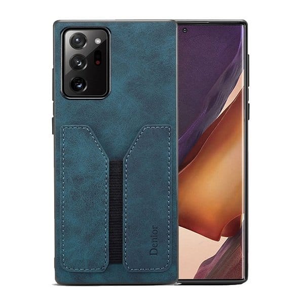 Blue Denior Samsung Galaxy Note 20 Ultra Leather Case