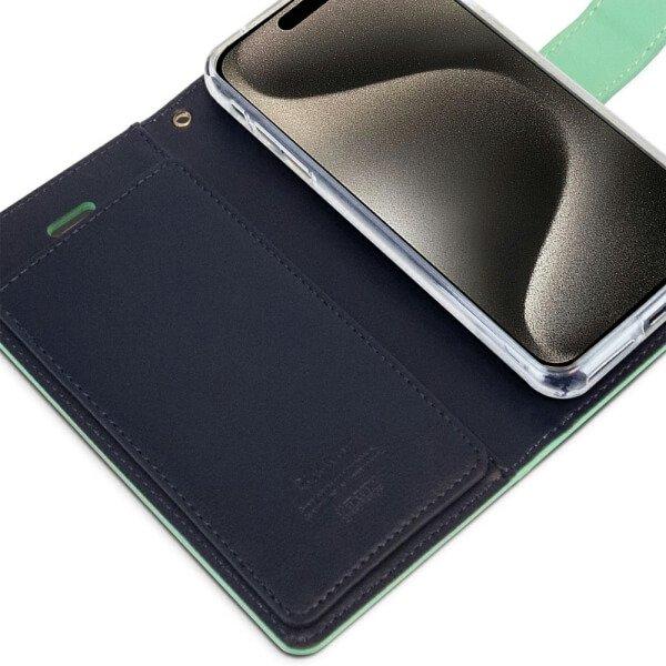 Goospery For Apple iPhone Rich Diary Wallet Flip Case Leather Card Slots Magnetic Cover