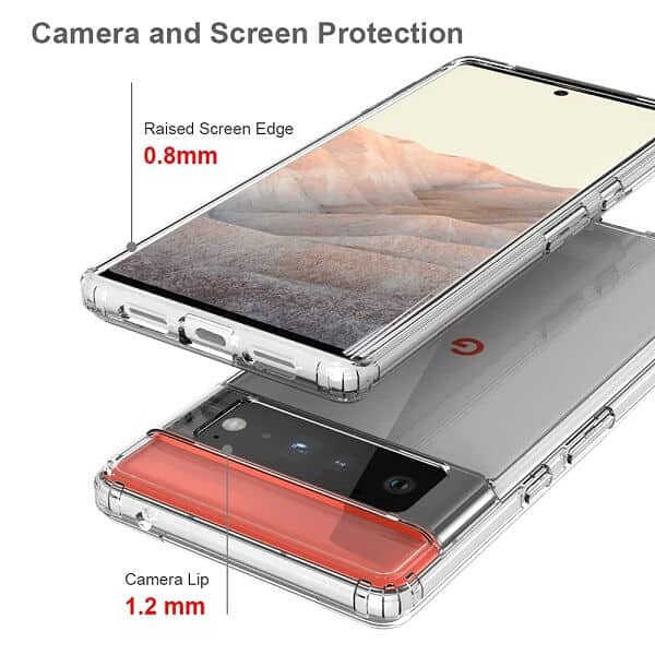 For Galaxy A53 A54 A52S A04S A13 A23 A32 A33 A34 5G Clear Case Slim With 4 Corners Hard Back Soft Bumper Cover