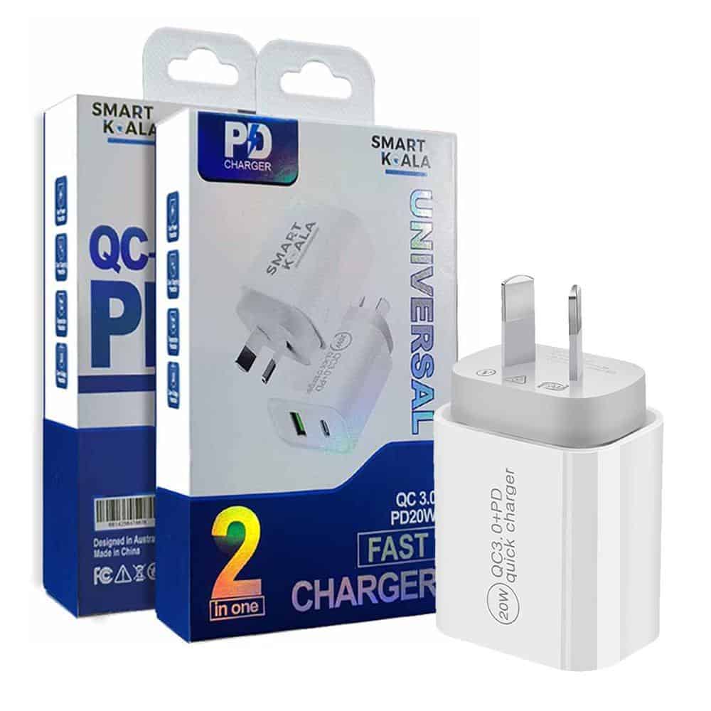 20W PD Fast Charging Wall Plug Adapter With AU Plug For Sale