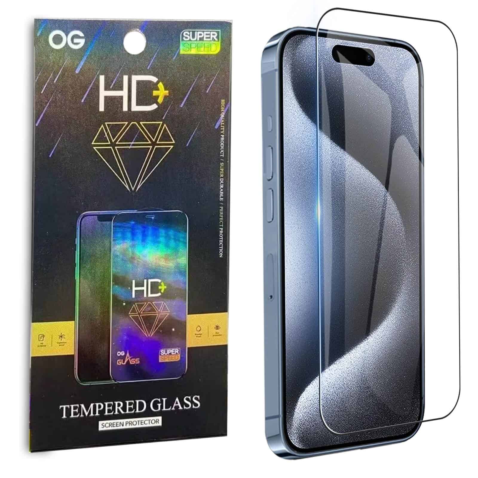 [ 1-10 ] OG CLEAR Samsung Galaxy Screen Protector Tempered Glass Film Guard ( Clear )