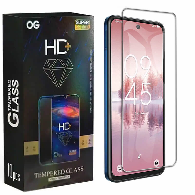 [ 1-10 ] OG CLEAR TCL Screen Protector Tempered Glass Film Guard (Clear)