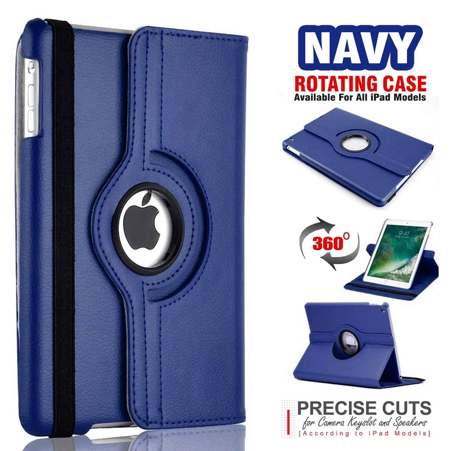 NavyBlue360 Degree CaseiPad