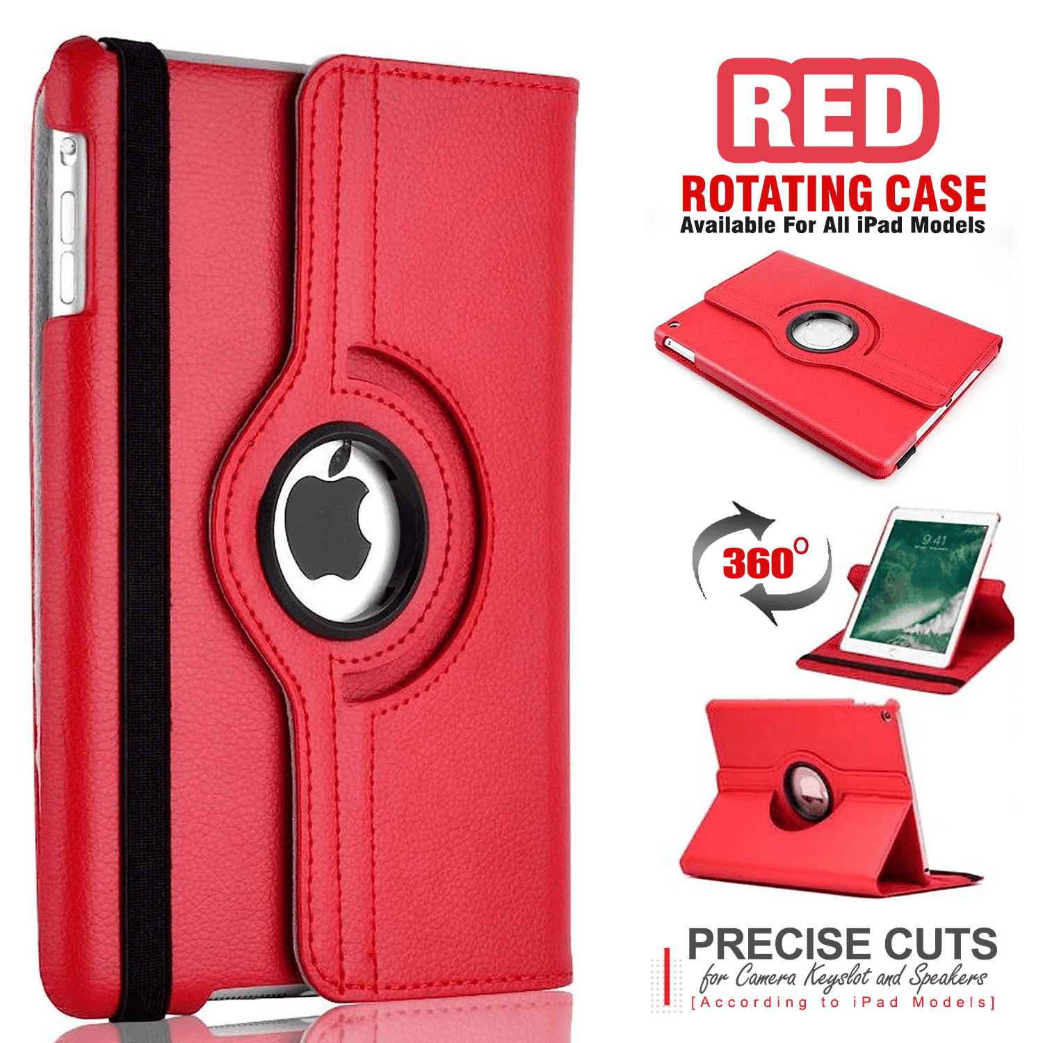 Red360 Degree CaseiPad