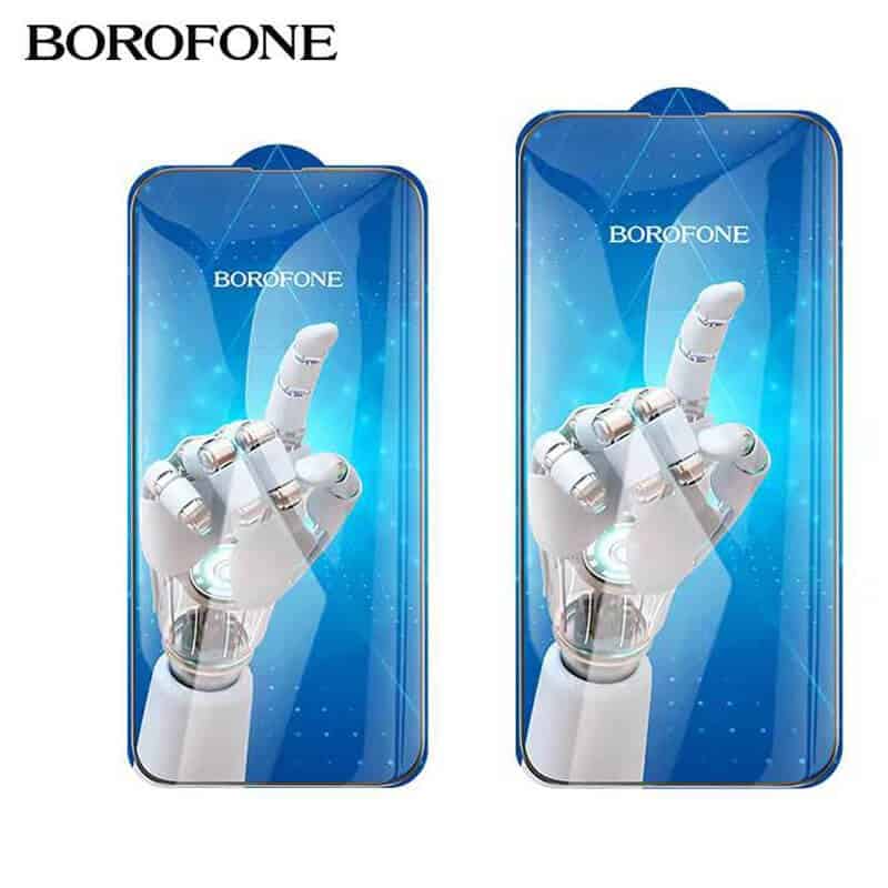 [1-10 Pack] Borofone Apple iPhone Screen Protector Tempered Glass Film Guard ( Privacy and Black Edge )