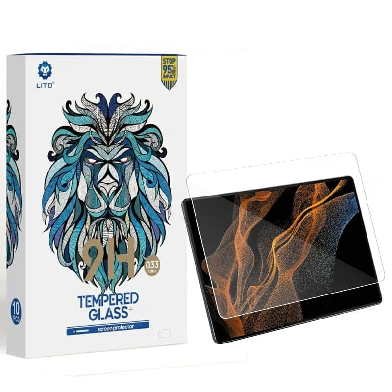 [ 1PACK ] LITO Samsung Galaxy TAB Screen Protector Tempered Glass Film Guard ( Clear )