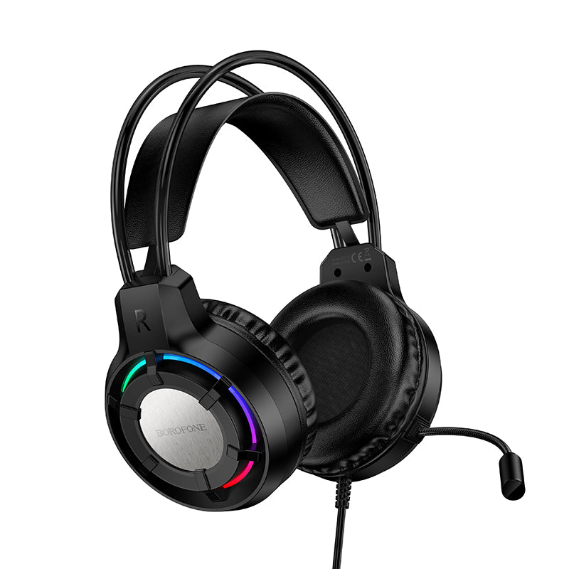 Borofone BO112 Gaming Headphones Headset 50mm Speaker, RGB Lights, HiFi Stereo, Microphone