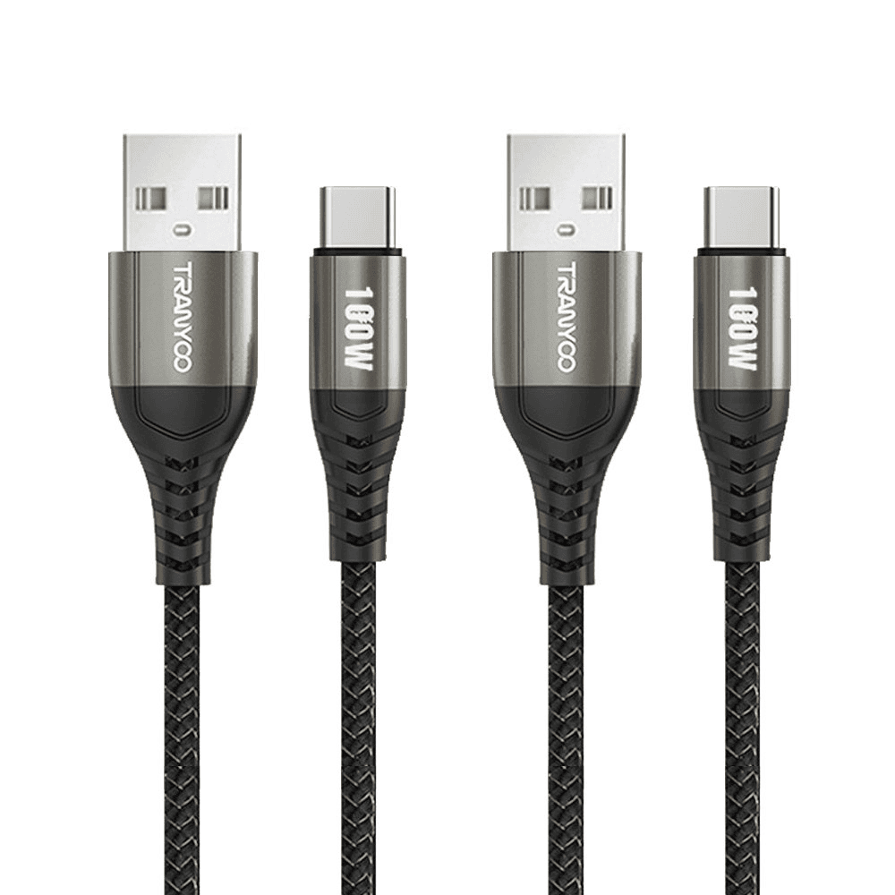 TRANYOO (T-S16C PRO) 2M 6A USB Type C Cable Fast Charging Charger Data Sync Cable Cord