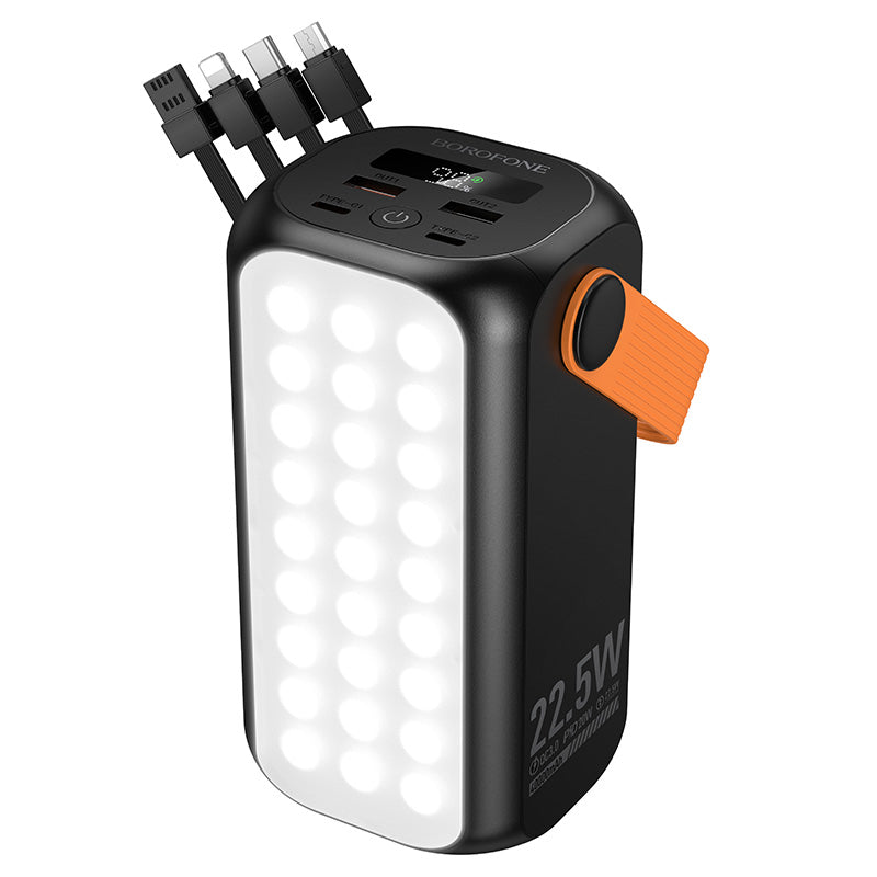 Borofone BJ91 Alba 40000mAh 22.5W+PD20W 4-cable+lighting Portable Power Bank