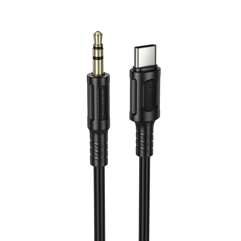 Borofone BL25B 1M USB-C to 3.5mm Hi-Fi Audio Converter Aux Cable, Type-C to 3.5mm Male Cord for Phones, Tablets, Car Stereo & Speakers